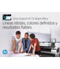 Cartucho de tinta original hp nº72/ negro mate
