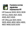 Cartucho de tinta original hp nº302 xl alta capacidad/ tricolor