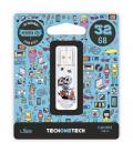 Pendrive 32gb tech one tech calavera moto usb 2.0