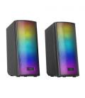Altavoces con bluetooth mars gaming msrgb2/ 15w/ 2.0/ negros