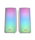 Altavoces con bluetooth mars gaming msrgb2w/ 15w/ 2.0/ blancos