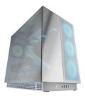 Caja gaming torre mars gaming mc-nova3/ blanca y plateada