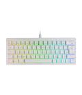 Teclado gaming mecánico mars gaming mkminipro/ switch azul/ blanco