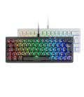 Teclado gaming mecánico mars gaming mkminipro/ switch azul/ blanco