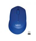 Ratón inalámbrico logitech m330 silent plus/ hasta 1000 dpi/ azul