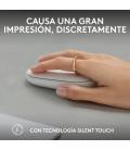Ratón inalámbrico logitech pebble 2 m350s/ hasta 1000 dpi/ blanco