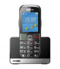 Teléfono móvil maxcom comfort mm720 para personas mayores/ negro
