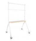 Soporte de suelo con ruedas tooq ilove fs20207m-w para tv de 49-80'/ hasta 50kg