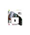 Tarjeta de memoria kingston canvas select plus 128gb microsd xc/ clase 10/ 100mbs