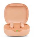 Auriculares bluetooth jbl vibe flex con estuche de carga/ autonomía 8h/ beige