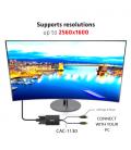 CLUB3D cac-1130 0,6 m MiniDP/USB-A DVI-D Negro