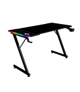 Mars Gaming MGD-X120RGB Mesa Ergonómica ARGB Mando Alfombrilla XXL Soportes Externos 120x60cm Negro