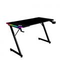 Mars Gaming MGD-X120RGB Mesa Ergonómica ARGB Mando Alfombrilla XXL Soportes Externos 120x60cm Negro