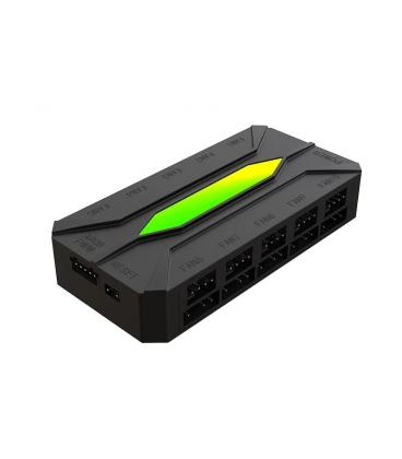 Keep out hub ventiladores x-fhub10 10 ports argb