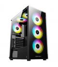 Keep out caja atx xc-210 glass black usb3.0