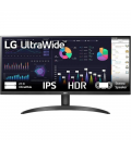 Monitor Profesional Ultrapanorámico LG 29WQ60A-B 29"/ WFHD/ Multimedia/ Negro