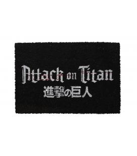 Felpudo 60x40 cm logo attack on titan
