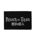 Felpudo 60x40 cm logo attack on titan