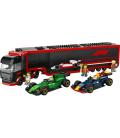 Lego city formula 1 camión con coches de f1 rb20 y amr24