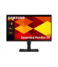 Monitor profesional samsung essential monitor s4 s24d406gau/ 24'/ full hd/ multimedia/ regulable en altura/ negro