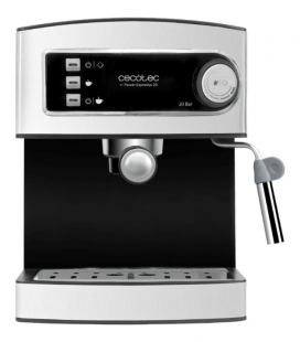 Cafetera express - Cecotec Power Espresso 20, 850W, Presión 20 bares, Depósito 1.5L