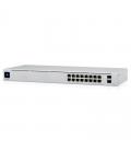 Switch gestionable ubiquiti usw-16-poe 16 puertos/ rj-45 gigabit 10/100/1000 / sfp/ poe