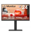 Monitor profesional lg 24ba750-b 23.8'/ full hd/ multimedia/ regulable en altura/ negro