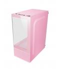 Caja gaming minitorre mars gaming mc-se/ rosa