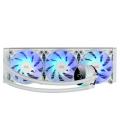 Sistema de refrigeración líquida mars gaming ml-lcd360/ blanca