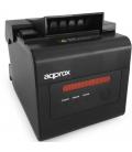 Impresora de tickets approx apppos80alarm/ térmica/ ancho papel 58 y 80mm/ usb-rs232-lan-rj11/ negra