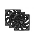 GENESIS Oxal 120 Carcasa del ordenador Ventilador 12 cm Negro 3 pieza(s)