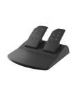 GENESIS Seaborg 350 Negro, Azul USB Volante + Pedales Nintendo Switch, PC, PlayStation 4, Playstation 3, Xbox 360, Xbox One, Xbo