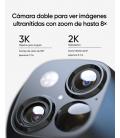 Eufy SoloCam S340, cámara solar de seguridad, cámara exterior inalámbrica, vigilancia de 360°, sin puntos ciegos, Wi - Fi 2,4 GH