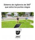 Eufy SoloCam S340, cámara solar de seguridad, cámara exterior inalámbrica, vigilancia de 360°, sin puntos ciegos, Wi - Fi 2,4 GH