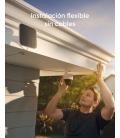Eufy SoloCam S340, cámara solar de seguridad, cámara exterior inalámbrica, vigilancia de 360°, sin puntos ciegos, Wi - Fi 2,4 GH