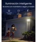 Eufy Security Floodlight Camera E340 con cable, giro de 360° e inclinación, grabación ininterrumpida, Wi-Fi de doble banda, 2000