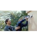 Eufy Cámara solar con luz de pared Security S120, cámara solar inalámbrica exterior, cámara 2K, energía inagotable, luz activada