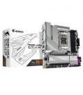 GIGABYTE B650M AORUS ELITE AX ICE Placa base - AMD Ryzen serie 9000, VRM de 12+2+2 fases, hasta 8000 MHz DDR5 (OC), 1xPCIe 5.0 +
