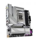 GIGABYTE B650M AORUS ELITE AX ICE Placa base - AMD Ryzen serie 9000, VRM de 12+2+2 fases, hasta 8000 MHz DDR5 (OC), 1xPCIe 5.0 +