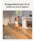 Eufy Security Indoor Cam S350, cámara doble, cámara de seguridad con resolución 4K UHD, zoom de 8× y PTZ de 360°, IA para person