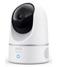 Eufy Security Indoor CAM 2K Pan & Tilt, Camara vigilancia WiFi Interior, Reconocimiento de Personas, con Asistente de Voz, Senso