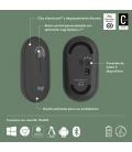 Logitech 910-007015 ratón Viajes Ambidextro RF Wireless + Bluetooth Óptico 4000 DPI