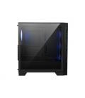 MSI MAG FORGE 320R AIRFLOW carcasa de ordenador Micro Torre Negro, Transparente