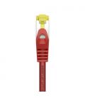 AISENS Cable De Red Latiguillo RJ45 LSZH Cat.7 600 MHz S/FTP PIMF AWG26, Rojo, 1.0 m