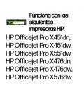 HP Cartucho de tinta original 970XL de alta capacidad negro
