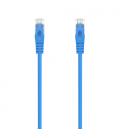AISENS Cable de Red Latiguillo RJ45 LSZH Cat.6A 500 Mhz UTP AWG24, Azul, 1.0M
