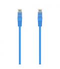AISENS Cable de Red Latiguillo RJ45 LSZH Cat.6A 500 Mhz UTP AWG24, Azul, 1.0M