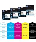 HP Paquete de 3 cartuchos de Tinta DesignJet 712 cian de 29 ml