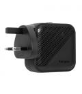 Targus APA803GL cargador de dispositivo móvil Universal Negro Corriente alterna Carga rápida Interior