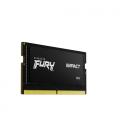 Kingston Technology FURY 32GB 6400MT/s DDR5 CL38 SODIMM (Kit de 2) Impact XMP